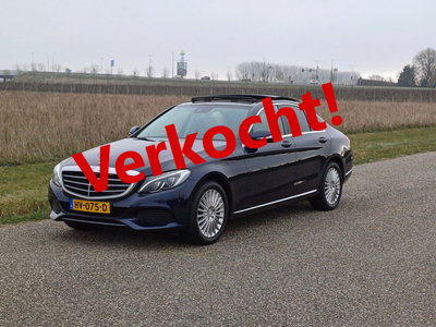 Mercedes-Benz C-Klasse 180 Ambition NL |1e eigenaar | Pano dak | Trekhaak | Stoelverwarming | Navi | LED