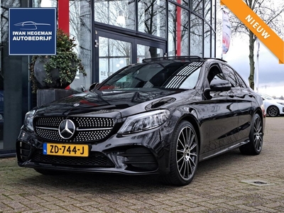 Mercedes-Benz C-klasse 180 AMG-Styling AUTOMAAT | Navi | Panodak | Leer | Burmester | ECC | PDC | LM Velgen | Parkeercamera