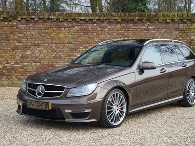 Mercedes-Benz C-Klasse C63 AMG Estate AMG Performance Package, Executed in Dolomite Brown Metallic over Designo Sand leather, Known ownership history, Meticulously ordered by the factory itself with many optional packages, European technical specification