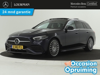 Mercedes-Benz C-Klasse Estate 180 AMG Line | Elektrische Trekhaak | Premium Plus pakket | Rijassistentiepakket Plus | Panoramadak | 24 maanden Certified Garantie