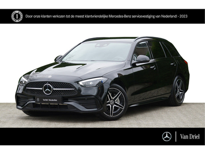 Mercedes-Benz C-Klasse Estate C 300 e AMG line Night | Trekhaak Massage Rijassistentie Memory