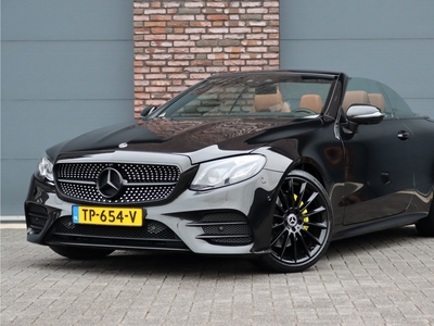 MERCEDES E-KLASSE Cabriolet 200 AMG Line Aut9, Airscarf, Memorypakket, Burmester, Keyless Go, Surround Camera, Stoelverwarming-/ventilatie, Head-up Display, Cabriocomfortpakket, Dodehoekassistent, Leder, Etc.