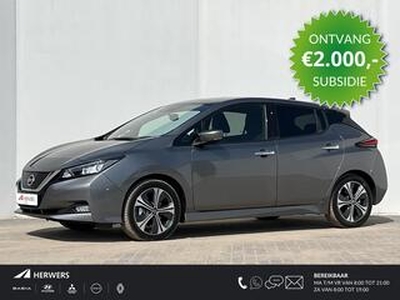 Nissan LEAF N-Connecta 40 kWh / ?2.000,- Euro Subsidie mogelijk/ Private Lease Vanaf ?475,- / Stuur-, stoel- en achterbankverwarming / Pro pilot