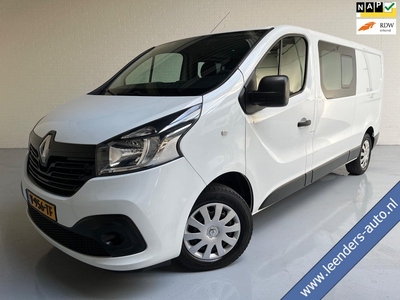 Renault Trafic Dubbele Cabine 1.6 dCi 125PK euro6 T29 L2H1 6 Persoons Work Edition Energy, Airco, Navigatie, RIJKLAARPRIJS!