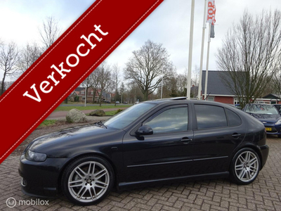 Seat Leon 1.8-20VT Topsport '02 Leder\alcantara|Clima|Cruise!