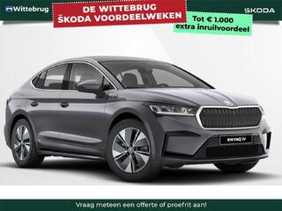 Skoda Enyaq iV Coupe 60 Business Edition 58 kWh / Achteruitrijcamera / Panoramadak / Verstelbare Lendensteun