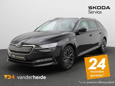 SKODA SUPERB Combi 1.4 TSI iV Laurin & Klement 218PK DSG Trekhaak, 360 gr. camera, leder, winterpakket Plus, Columbus, elek. stoelen, Canton, virtual pedal, side assist, 18'' lichtmetaal