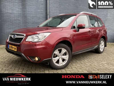 SUBARU FORESTER 2.0i 150pk AWD Automaat Intro | Trekhaak 2.000kg | Navigatie | Climatecontrol | Leer | Stoelverwarming | Winterbandenset |