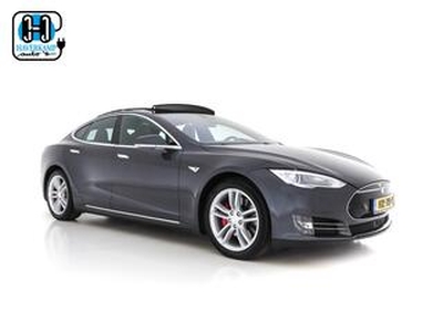 Tesla MODEL S P85D Performance-Pack AWD [ 3-Fase ] (INCL-BTW) *PANO | NAPPA-VOLLEDER | AUTO-PILOT | AIR-SUSPENSION | KEYLESS | CAMERA | FULL-LED | ADAPTIVE-CRUISE | VIRTUAL-COCKPIT | SPORT-SEATS | 19