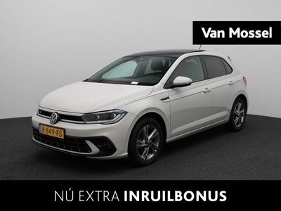 Volkswagen Polo 1.0 TSI R-Line Navigatie | Panorama dak | Camera | Stoelverwarming | 16 Inch Velgen | Parkeersensoren Voor/Achter | Airco | | Fabriek garantie tot 31-08-2026