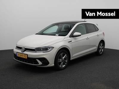 VOLKSWAGEN POLO 1.0 TSI R-Line Navigatie | Panorama dak | Camera | Stoelverwarming | 16 Inch Velgen | Parkeersensoren Voor/Achter | Airco | | Fabriek garantie tot 31-08-2026