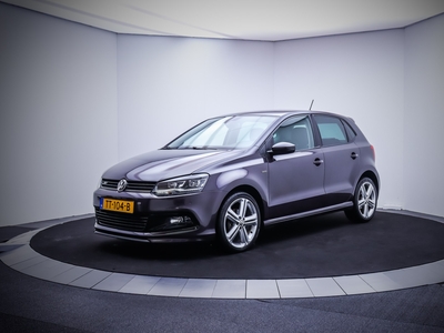 VOLKSWAGEN POLO 1.2TSI R-LINE LED/NAVI/APP CONNECT/STOELVERW./CLIMA/CRUISE/PDC V+A/LMV 17''