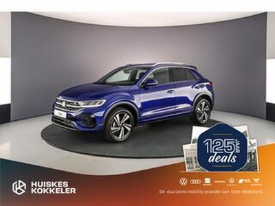 Volkswagen T-Roc R-Line 1.0 TSI 110pk Adaptive cruise control, Parkeer assistent, LED koplampen, Parkeersensoren, Navigatie, DAB, Airco, App connect