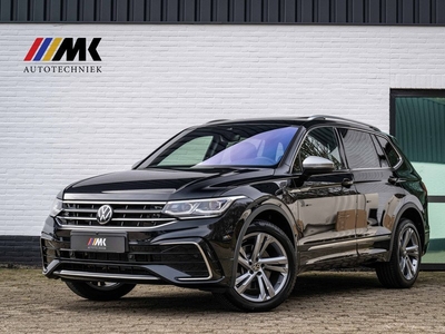 Volkswagen Tiguan Allspace 2.0 TSI 4Motion R-Line 7p. 190pk Facelift Stoelventilatie Panorama Harman/Kardon Standkachel 360c Leder Memory Trekhaak Garantie