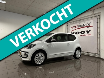 VOLKSWAGEN UP! 1.0 high up! White Edition * Leder / Navigatie / Stoelverwarming / NL Auto *