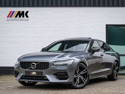 Volvo S90 2.0 T8 Recharge AWD R-Design B&W Massage Luchtvering Carbon Stoelventilatie Panorama Comfort-Stoelen 360c ACC 250km/u