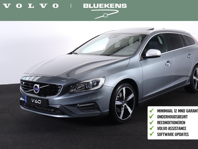 VOLVO V60 T4 Business Sport - Parkeerverwarming - Navigatie - Dual Xenon koplampen - Cruise Control - Leder - Verwarmbare voorstoelen - Parkeersensoren voor/achter - Parkeercamera - Regensensor - 18' LMV - Trekhaak, afneembaar