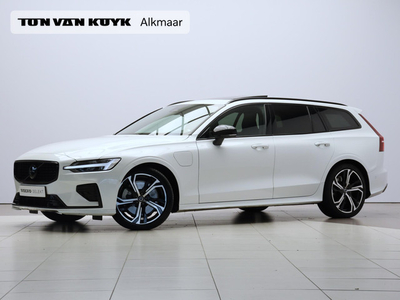 Volvo V60 T6 350PK Recharge AWD Plus Dark / Long Range / Panoramisch Dak / 360gr Camera / Contourstoelen / 19