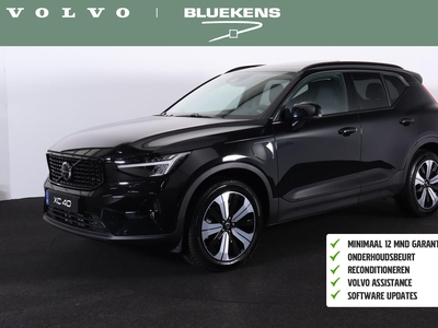 VOLVO XC40 T4 Recharge Ultimate Dark - Panorama/schuifdak - IntelliSafe Assist - 360º Camera - Verwarmde voorstoelen & stuur - Parkeersensoren voor & achter - Elektr. bedienb. voorstoelen met links geheugen - Draadloze tel. lader - Extra getint glas - 19' LMV