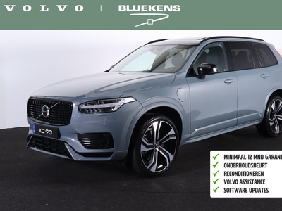 VOLVO XC90 T8 Recharge AWD R-Design - Panorama/schuifdak - IntelliSafe Assist & Surround - Harman/Kardon audio - 360º Camera - Adaptieve LED koplampen - Verwarmde voorstoelen, stuur & achterbank - Parkeersensoren voor & achter - Elektr. bedienb. voorstoelen met g...