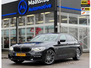 BMW 5-serie 520d Adaptive + Drive pilot Opendak Dealeronderhouden Night Pakket Stoelkoeling+verwarming Stiksel interieur 19-inch