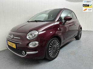 Fiat 500 0.9 TwinAir Turbo Lounge | Burgundy | Pano | Clima | Navi| Lmv | Nap