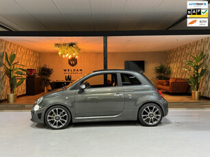 Fiat 500 1.4 T-Jet Abarth Turismo Cabriolet Garantie Sportuitlaat Carplay DigitaleDash Navi Schakelflippers Leder Spoiler Rijklaar