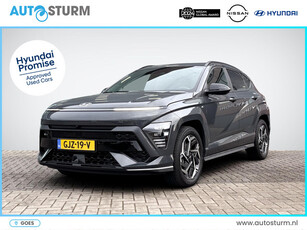 Hyundai Kona 1.6 GDI HEV N Line | Navigatie Full-Map | Elek. Kofferklep | Stoelverwarming + -Ventilatie | BOSE Audio | Geheugenstoel | 360° Camera | Rijklaarprijs!