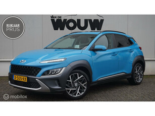 Hyundai Kona 1.6 HYBRID Schuif-Kanteldak | Elektr. Stoelverstelling | Leder | HUD | Navigatie 10.25 inch