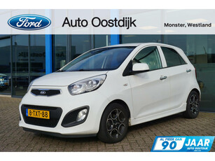 Kia Picanto 1.0 CVVT World Cup Ed. 69PK 5Deurs Airco Bleutooth Centr. Vergrendeling Elek. Ramen 1ste Eigenaar *Dealer onderhouden*