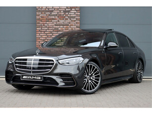 Mercedes-Benz S-Klasse 580 e 4MATIC Lang AMG Line Aut9 | Airmatic | Chauffeurspakket | Burmester | Distronic+ | Augmented HUD | Stoelventilatie | Nappa Leder | Digital Light | 3D-Display | Surround Camera |