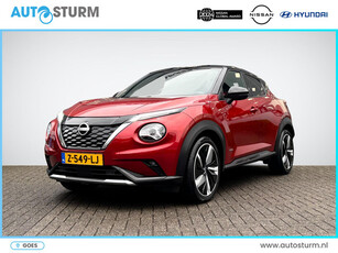 Nissan Juke 1.6 Hybrid N-Design Cold Pack | Navigatie | Camera | Stuur- + Stoelverwarming | Apple Carplay/Android Auto | LED Koplampen | 19'' Velgen | Keyless Entry | Rijklaarprijs!