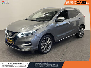 Nissan Qashqai 1.3 DIG-T Tekna + Trekhaak Panoramadak Navigatie Parkeersensoren 360 Camera Adaptive Cruise Control Blind Spot Assist Stoelverwarming Lichtmetalen velgen