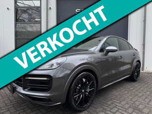 Porsche Cayenne Coupé 3.0 E-Hybrid NAP Pano/Luchtvering/360/ACC/Alcantara/22 Inch/Trekhaak/Lasershield/Blue Eye/PDC/Apk 11-2026