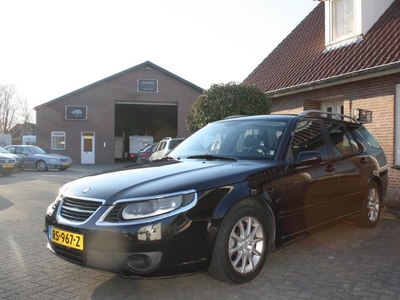 Saab 9-5 Estate 2.3t Zwart Leder Trekhaak Airco Dakrails