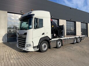 DAF XF 530 XF 530 FAX NGD met HIAB 858 E-8 X-HiPro