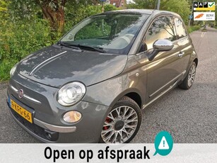 Fiat 500 0.9 TwinAir Lounge/Pano/Clima/Xenon/Leder/Apk2025