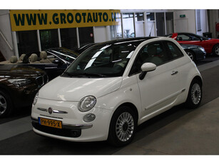 Fiat 500 1.2 Lounge Panoramadak, Airco, Stuurbekrachtiging