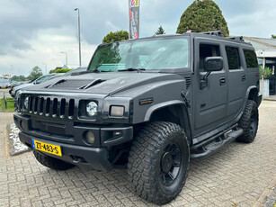 Hummer H2 6.0 V8 Youngtimer Zwart 6-Persoons INCL BTW