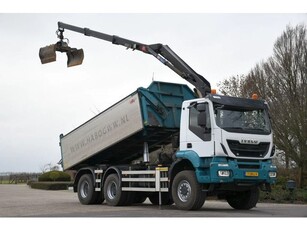 Iveco Trakker 380T41 WIDESPREAD 6X6 Z-kraan/Kipper Euro6!!