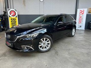 Mazda 6 Sportbreak 2.0 SkyActiv-G 165 TS+Automaat,Navigatie,Climate Control,Cruise Control,Stuur+Stoelverwarming,PDC V+A,Bluetooth