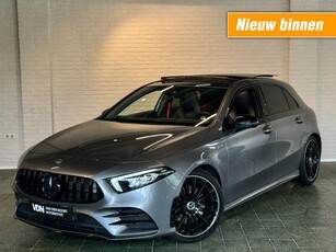 Mercedes-Benz A-klasse 220 AMG Premium Night Pano 19'' Sfeerv Camera Side Assist