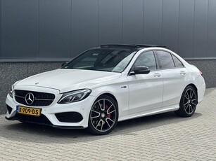 Mercedes-Benz C-klasse 450 AMG BITURBO 4MATIC Wit PANO 367PK