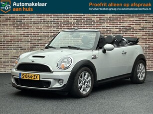 Mini Cabrio Cooper S 184PK Leder Climate control Windscherm