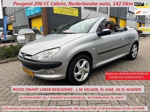 Peugeot 206 CC 1.6-16V, Nederlandse auto, weinig km