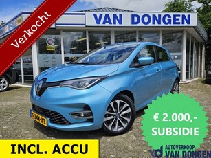 Renault Zoe R135 Intens 52 kWh INCL. KOOP ACCU CCS