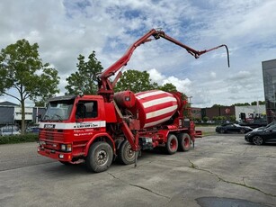 Scania P113-320 8X4 MIXER 9M3 + 24M PUMP + REMOTEFULL STEEL