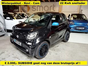 Smart Fortwo EQ - 22 Kwh snellader - winterpakket