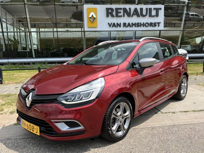 RENAULT CLIO Estate 0.9 TCe GT-Line / 1e eigenaar / Bose / Stoelverw. / Camera / PDC V+A / Keyless entry / Aut. parkeren / DAB / Navi / Bleutooth / LM Velgen 16'' /