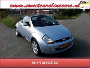 Ford Streetka 1.6 Cabrio 2004, NAP, Soft-top, Leder